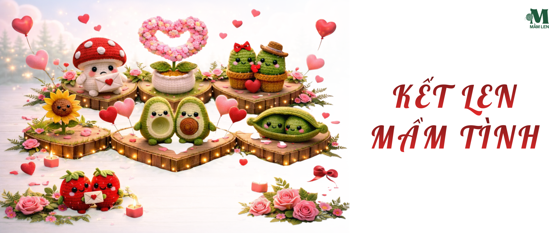 Phụ kiện thời trang - phụ kiện bằng len 2026 - Mầm Len 2