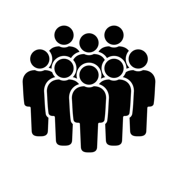 symbol, people icon. vector graphics.