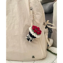 móc khóa bó hoa hồng