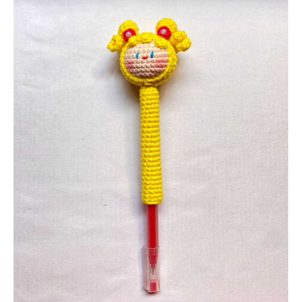 bọc bút len thủy thủ mặt trăng bọc bút len thủy thủ mặt trăng