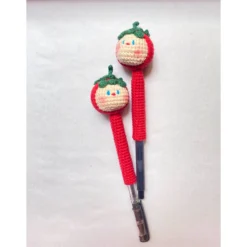 bọc bút len cà chua